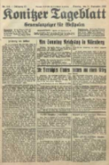 Konitzer Tageblatt.Amtliches Publikations=Organ, nr213