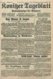 Konitzer Tageblatt.Amtliches Publikations=Organ, nr222