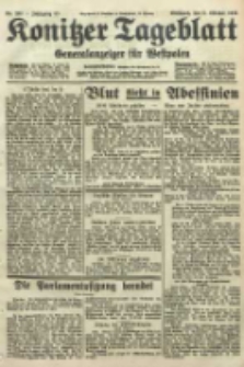 Konitzer Tageblatt.Amtliches Publikations=Organ, nr233
