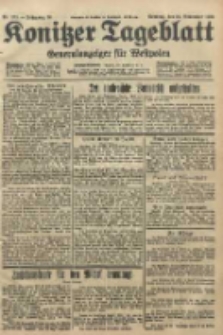 Konitzer Tageblatt.Amtliches Publikations=Organ, nr272