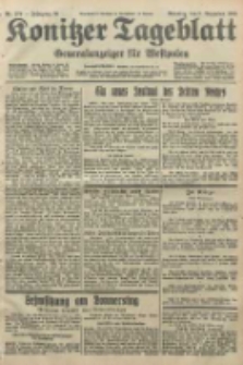 Konitzer Tageblatt.Amtliches Publikations=Organ, nr279