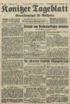 Konitzer Tageblatt.Amtliches Publikations=Organ, nr283