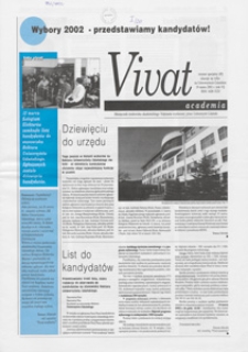 Vivat Academia, 2002, nr 3 (45) numer specjalny