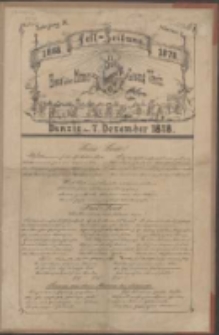 Fest-Zeitung Hesse'scher M&auml;nner Gesang Verein : 1868-1878