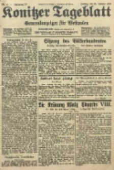 Konitzer Tageblatt.Amtliches Publikations=Organ, nr19