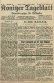 Konitzer Tageblatt.Amtliches Publikations=Organ, nr46