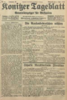 Konitzer Tageblatt.Amtliches Publikations=Organ, nr77