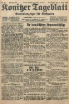 Konitzer Tageblatt.Amtliches Publikations=Organ, nr86