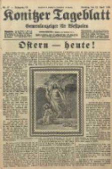 Konitzer Tageblatt.Amtliches Publikations=Organ, nr87