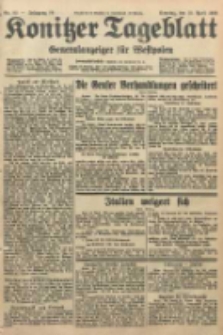 Konitzer Tageblatt.Amtliches Publikations=Organ, nr92