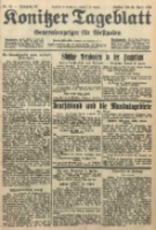 Konitzer Tageblatt.Amtliches Publikations=Organ, nr96