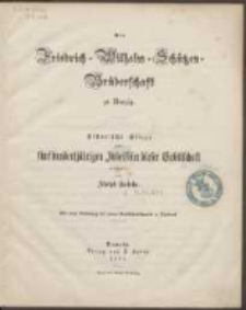 Die Friedrich-Wilhelm-Schützen-Brüderschaft zu Danzig : historische Skizze zur fünfhundertjährigen Jubelfeier dieser Gesellschaft