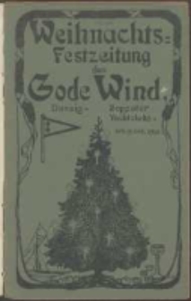 Weihnachts-Festzeitung des Gode Wind Danzig-Zoppoter Yachtclubs : am 19. Dez. 1903.