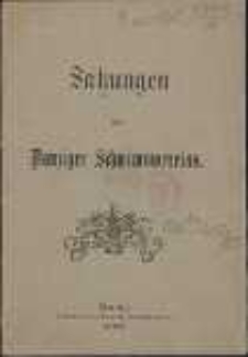 Satzungen des Danziger Schwimmvereins