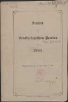 Statuten des Ornithologischen Vereins zu Danzig : Gegründet am 11. December 1878