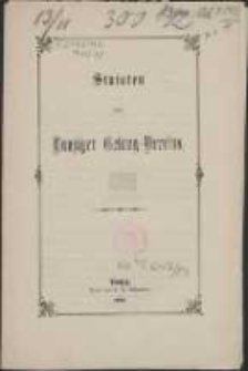 Statuten des Danziger Gesang-Vereins.