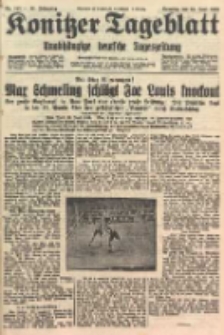 Konitzer Tageblatt.Amtliches Publikations=Organ, nr143