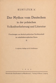 Der Mythos vom Deutschen in der polnischen Volksüberlieferung und Literatur
