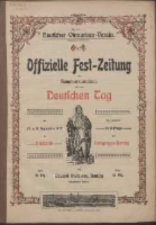 Deutscher Ostmarken-Verein : Offizielle Fest-Zeitung zur Hauptversammlung und zum Deutschen Tag : am 13. u. 14. September 1902 in Danzig