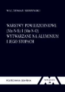 Warstwy powierzchniowe (Mn-N-S) i (Mn-N-O) wytwarzane na aluminium i jego stopach