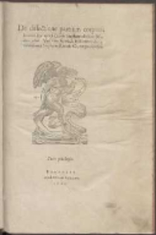 De dissectione partium corporis humani libri tres