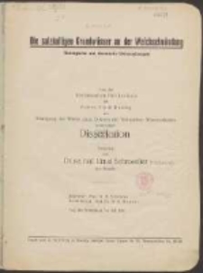 Die salzhaltigen Grundw&auml;sser an der Weichselm&uuml;ndung : Geologische und chemische Untersuchungen