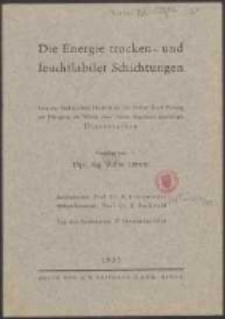 Die Energie trocken- und feuchtlabiler Schichtungen