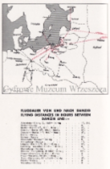 Połączenia lotnicze z Gdańska ok. 1929 r. [w:] "Wer kennt Danzig? How to see Danzig", Stettin [1929]