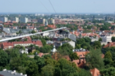 Widok Wrzeszcza z wieżowca Olimp