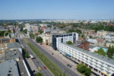 Widok Wrzeszcza z wieżowca Olimp