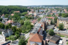 Widok Wrzeszcza z wieżowca Olimp