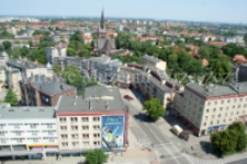 Widok Wrzeszcza z wieżowca Olimp