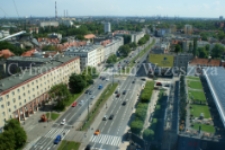 Widok Wrzeszcza z wieżowca Olimp