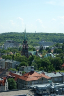 Widok Wrzeszcza z wieżowca Olimp