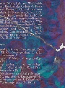 Jahresbericht der K. U. Geologischen Anstalt für 1902