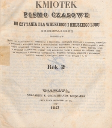 Kmiotek : pismo czasowe do czytania dla wiejskiego i miejskiego ludu przeznaczone, 1843.03.25 nr 12