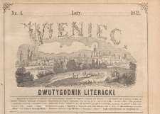 Wieniec : dwutygodnik literacki, 1862, Nr 04