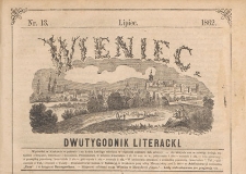 Wieniec : dwutygodnik literacki, 1862, Nr 13