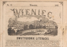 Wieniec : dwutygodnik literacki, 1862, Nr 17