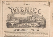 Wieniec : dwutygodnik literacki, 1862, Nr 18