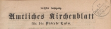 Amtliches Kirchenblatt f&uuml;r die Di&ouml;cese Culm, 1872.11.21 nr 11