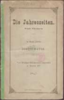 Die Jahreszeiten : nach Thomson ; vom Danziger Gesangverein aufgef&uuml;hrt im December 1877
