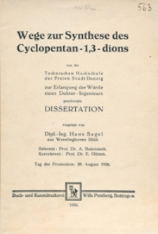 Wege zur Synthese des Cyclopentan-1,3-dions