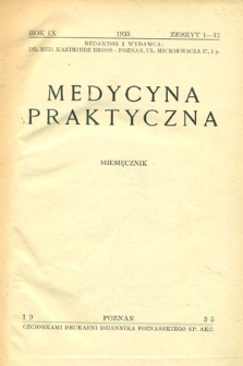 Medycyna Praktyczna : 1935