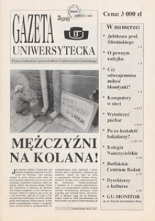 Gazeta Uniwersytecka, 1994, nr 3 (26)