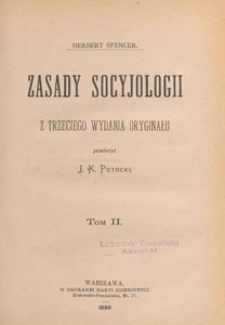 Zasady socyologii. T. 2