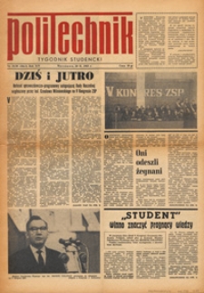 Politechnik : tygodnik studencki, 1963, nr 19/20 (204/5), rok XIV