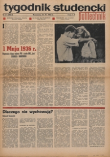 Tygodnik studencki "Politechnik", 1968, nr 17 (401) A