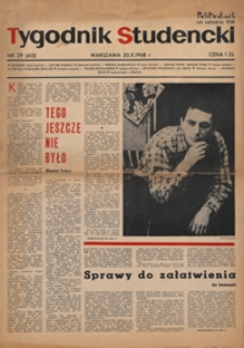 Tygodnik studencki "Politechnik", 1968, nr 29 (413)