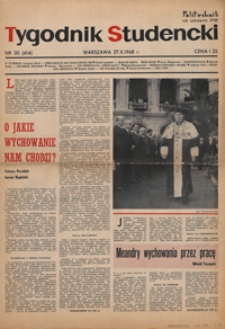 Tygodnik studencki "Politechnik", 1968, nr 30 (414)